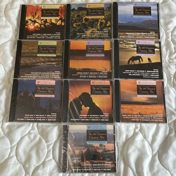 K-TEL ACM Academy of country music the 101 greatest country hits 10 CD Set New - Picture 1 of 7
